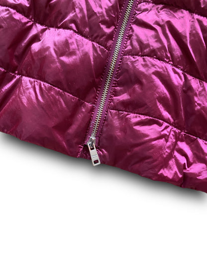 PRADA PURPLE PINK TRIANGLE PUFFER JACKET (S)