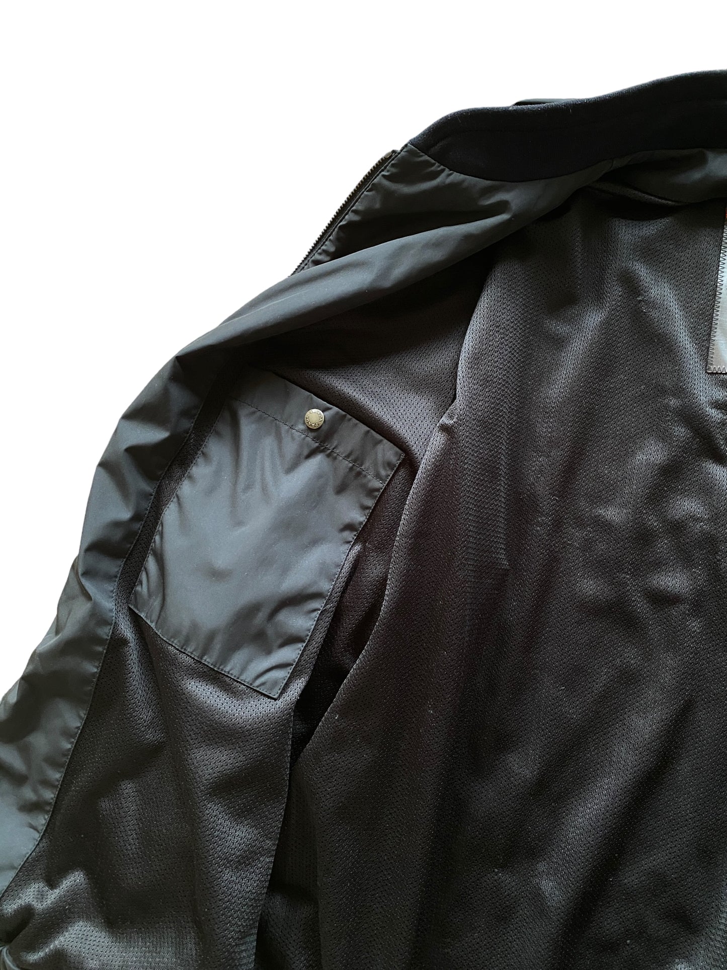 2008 PRADA BLACK NYLON BOMBER (XL)