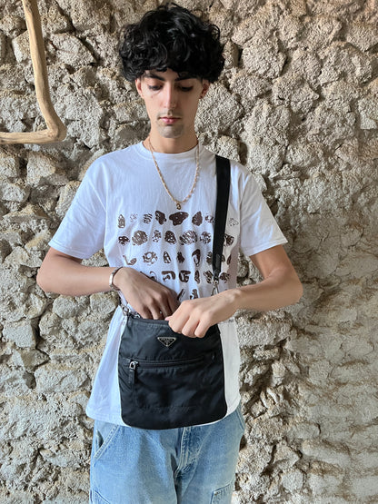 PRADA BLACK MESSENGER BAG