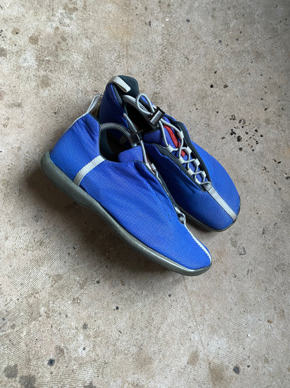 PRADA PRADA SS1999 FLAT BLUE SHOES (43-44EU)