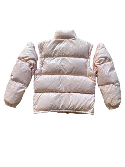 MONCLER PUFFER JACKET/VEST PINK (L-WOMEN)