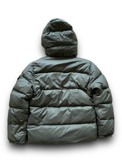 MONCLER VINTAGE MAYA KAKI GREEN PUFFER JACKET (S-M)