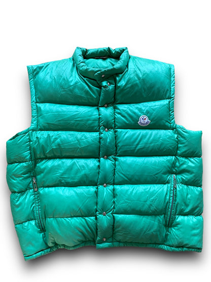 MONCLER 90s EMERALD GREEN PUFFER VEST (L-XL)