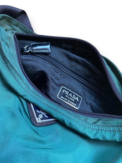 PRADA EMERALD GREEN SLINGBAG