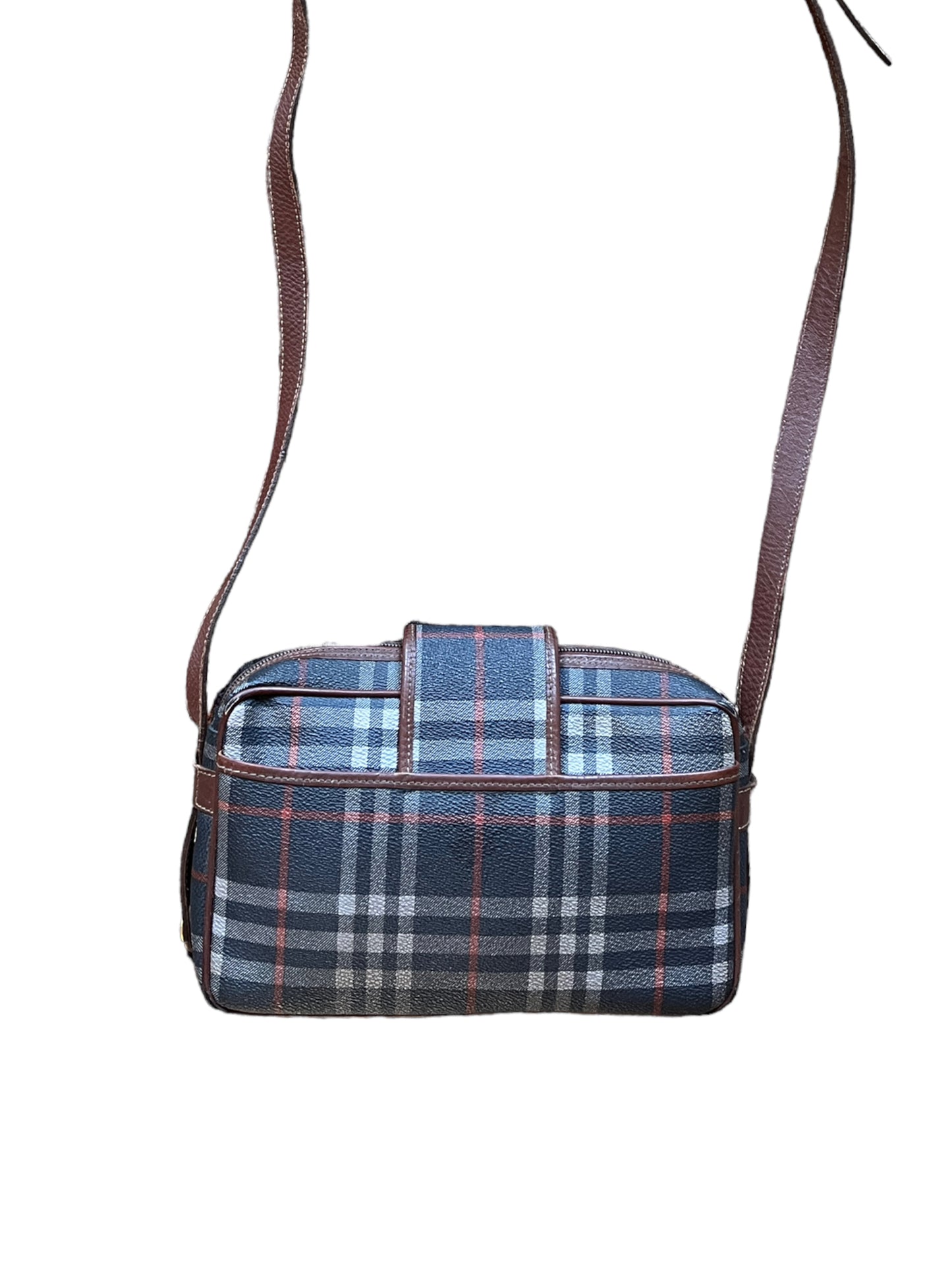 BURBERRYS BLUE MESSENGER BAG