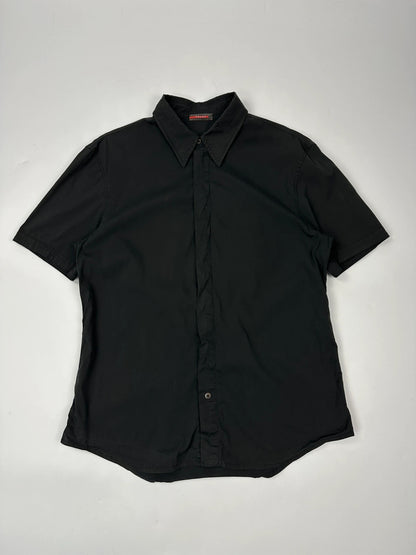 Prada Sport 00’s Black Short Sleeves Zip Shirt