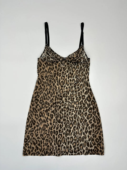 Dolce & Gabbana Leopard Print Mini Dress