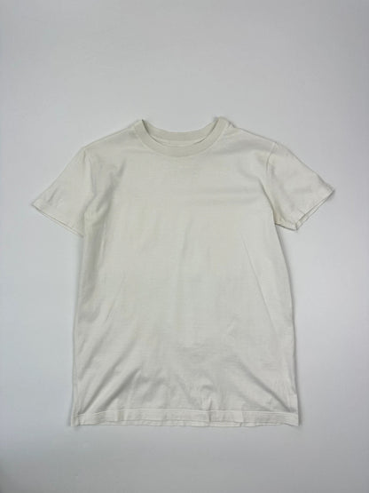 Prada Milano SS2014 White Boxy Fitted Tee Back Triangle Logo
