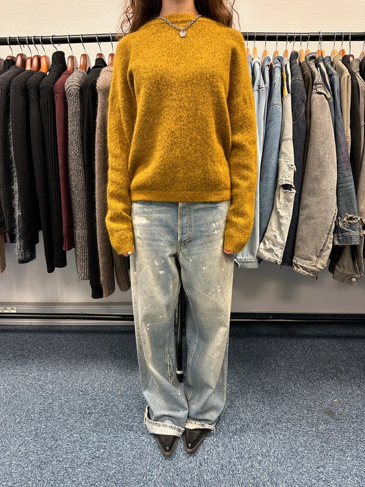 Acne Studio 00’s Ginger Yellow Boxy Sweater