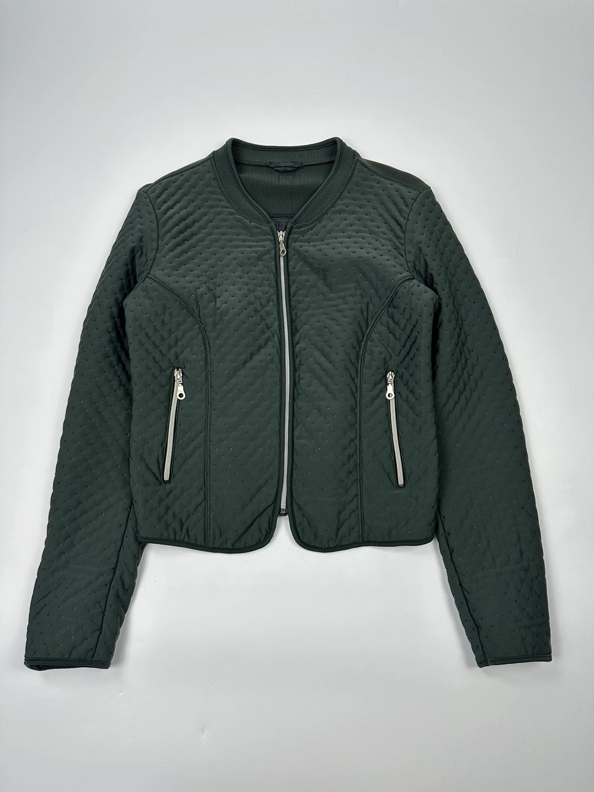 Marithé + Francois Girbaud 90’s Green Bomber Jacket