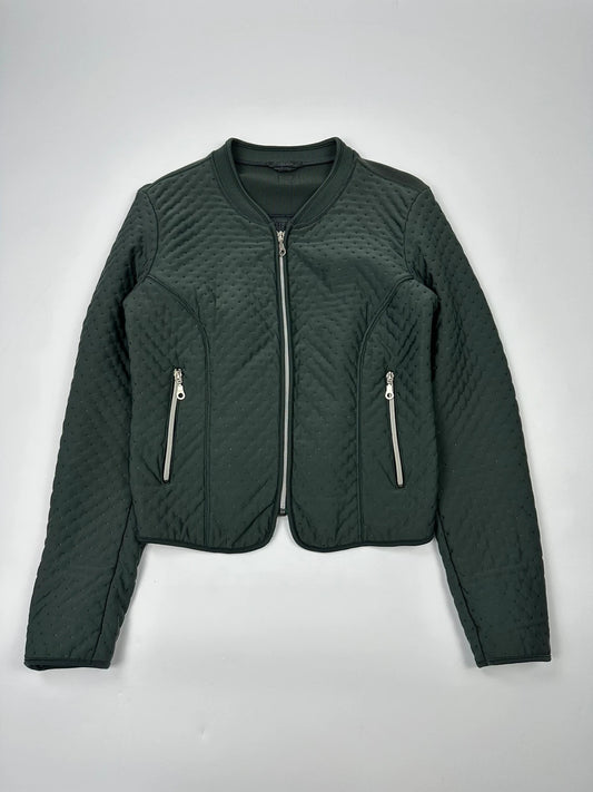 Marithé + Francois Girbaud 90’s Green Bomber Jacket