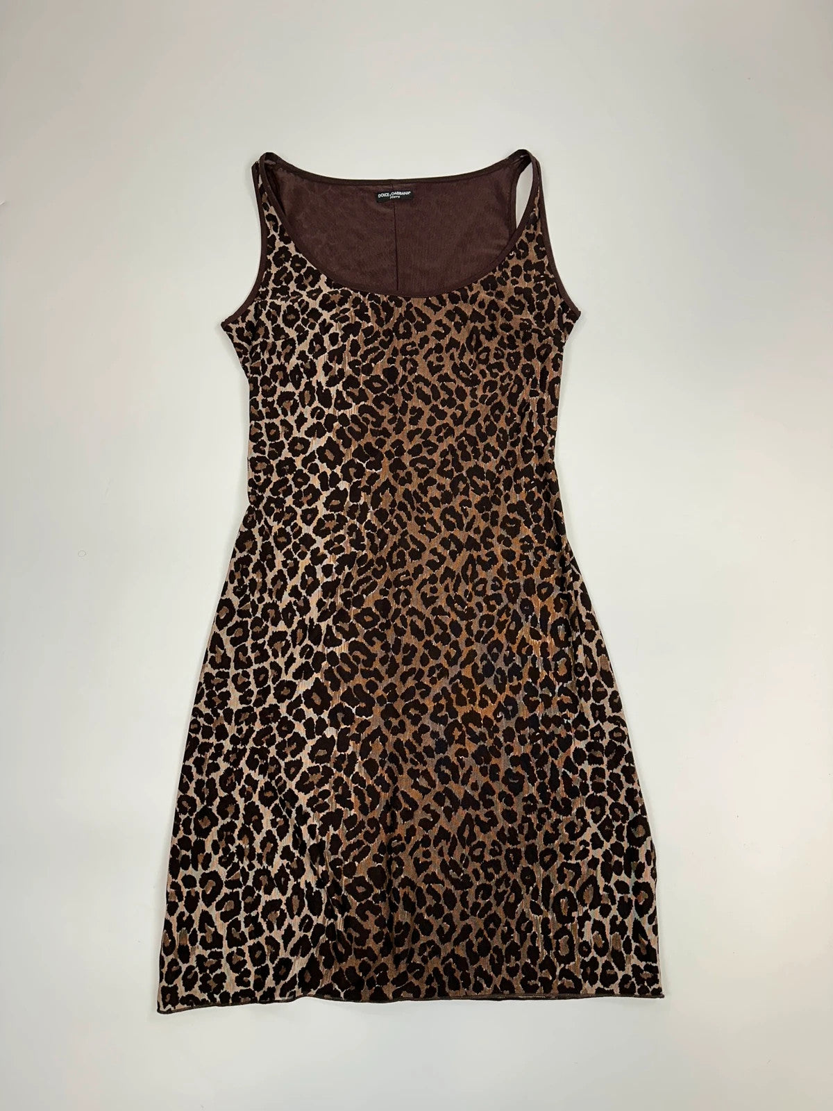 Dolce & Gabbana 90’s Léopard Print Lined Dress