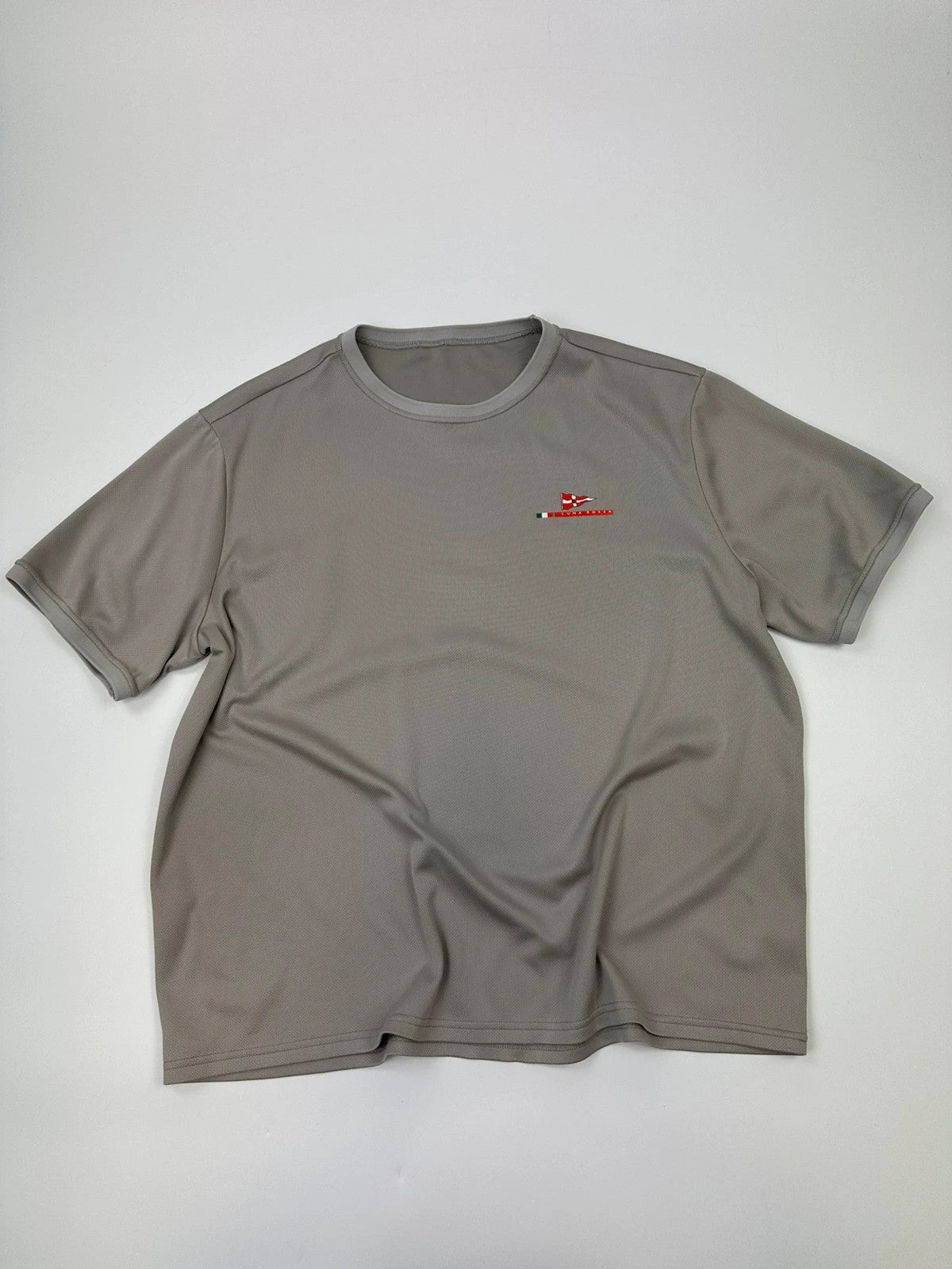 Prada X Luna Rossa Mesh Grey Jersey Tee Collector