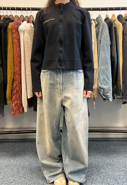 Marithé + Francois Girbaud 00’s Minimalist Dark Navy Jacket