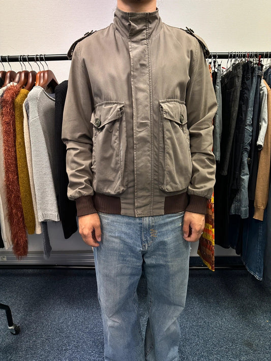 Dolce & Gabbana 00’s Cotton Khaki Army Bomber Jacket