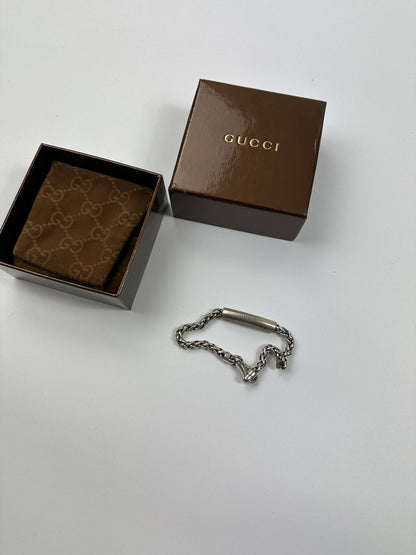 Gucci Silver Army Bracelet SS2001