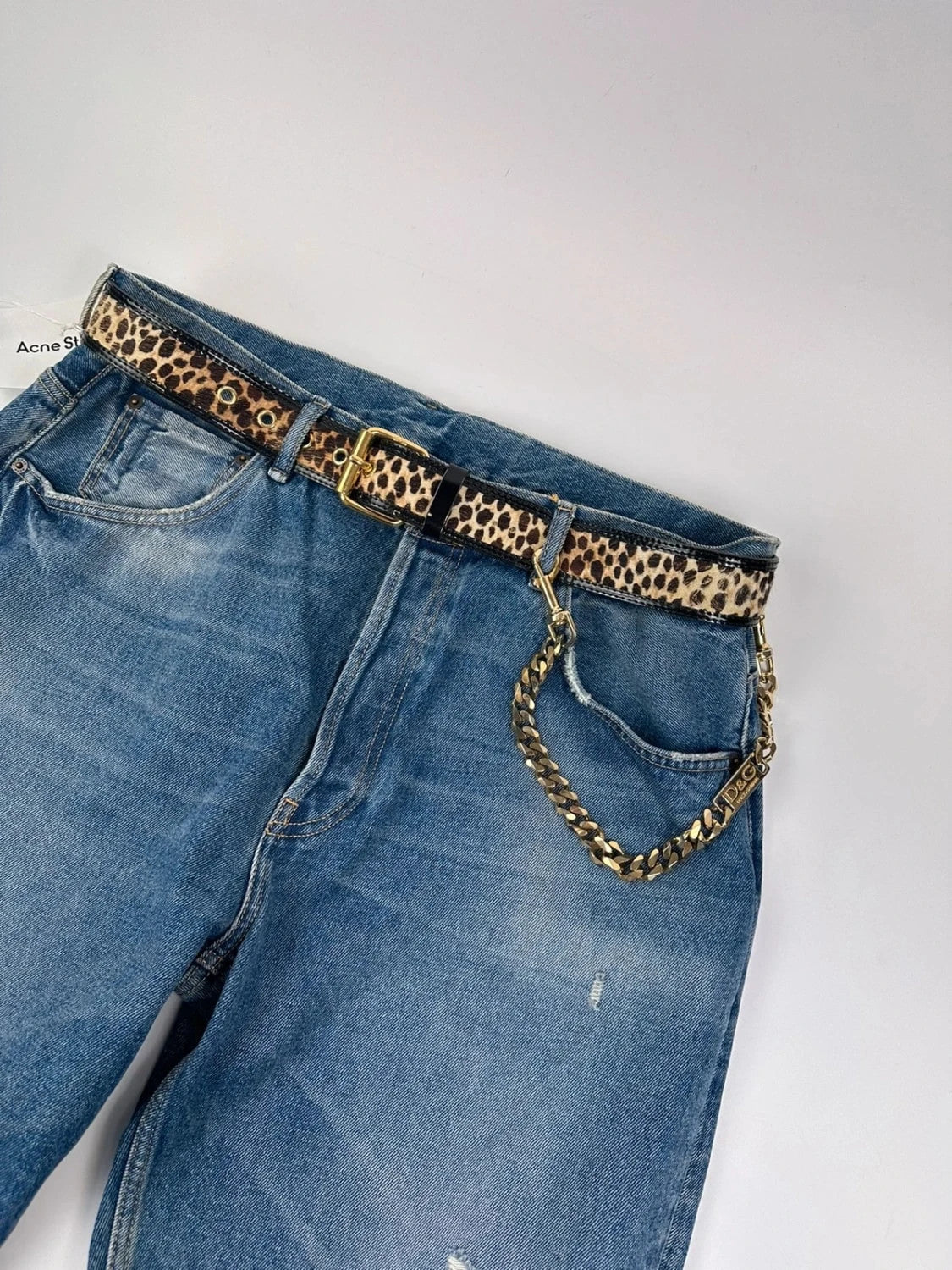 Dolce Gabbana 90’s Gold Wallet Chains