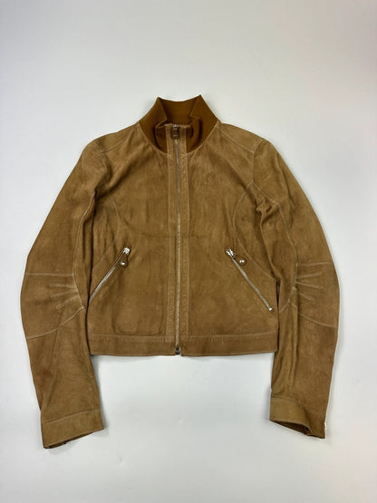 Prada Sport SS2002 Beige Suede Light Boxy Jacket