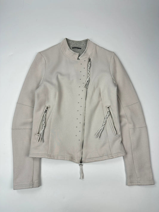 Marithé + François Girbaud 00’s Studded Side Zip Cottons Jacket