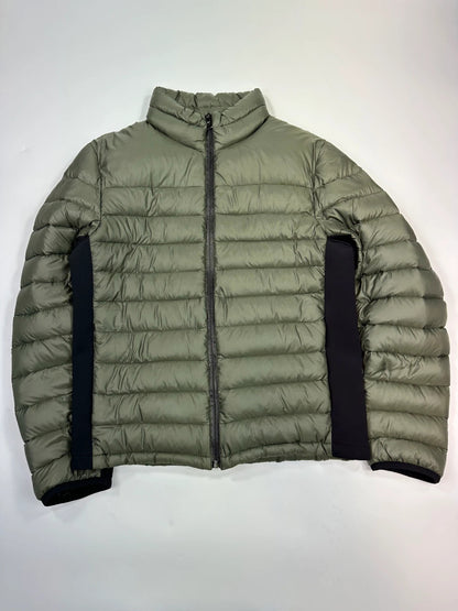 Prada Sport FW2012 Green & Black Hybrid Down Puffer Jacket