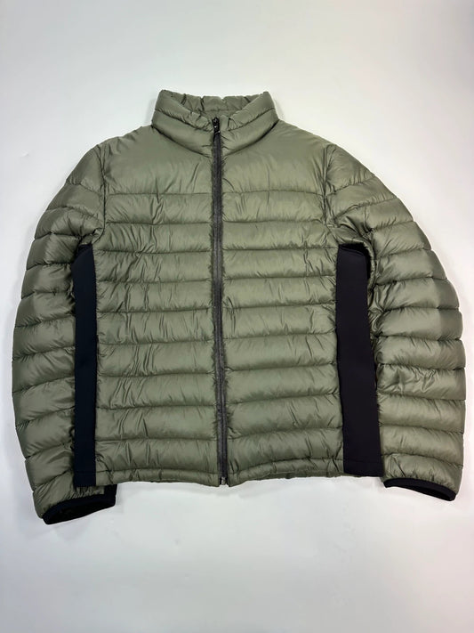 Prada Sport FW2012 Green & Black Hybrid Down Puffer Jacket
