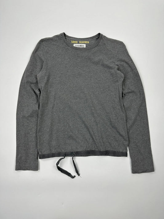 Martin Margiela 00’s Grey Laces Long Sleeves Tee