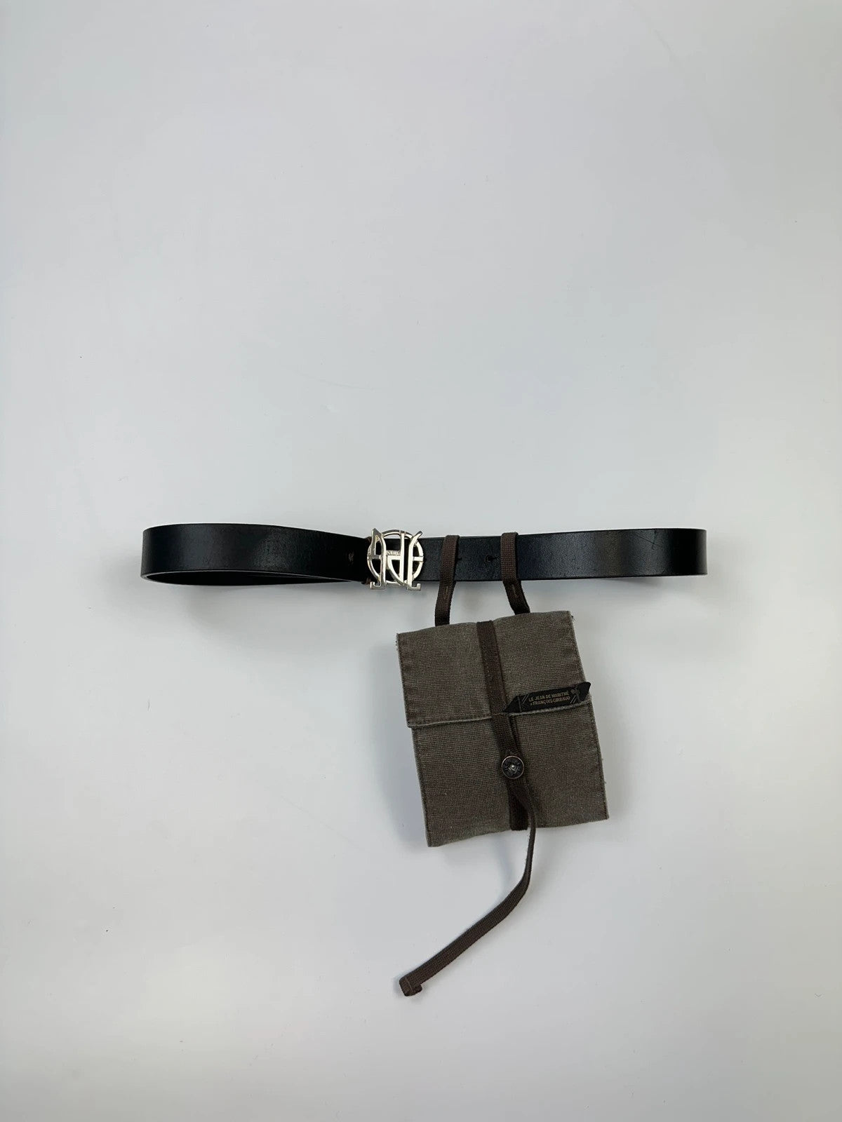 Marithé + François Girbaud 90’s Brown Canvas Everyday Pouch Bag