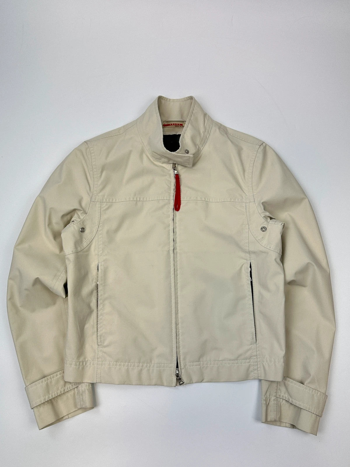 Prada Sport SS2000 Nylon Beige Gore-Tex Rain Jacket