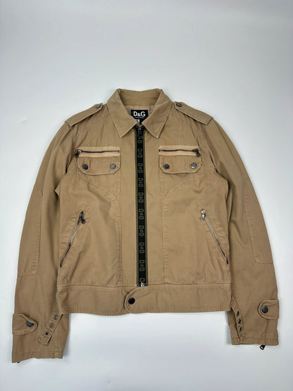 Dolce Gabbana 00’s Cargo Beige Cotton Jacket