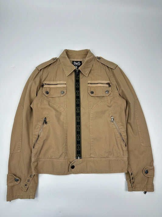Dolce Gabbana 00’s Cargo Beige Cotton Jacket