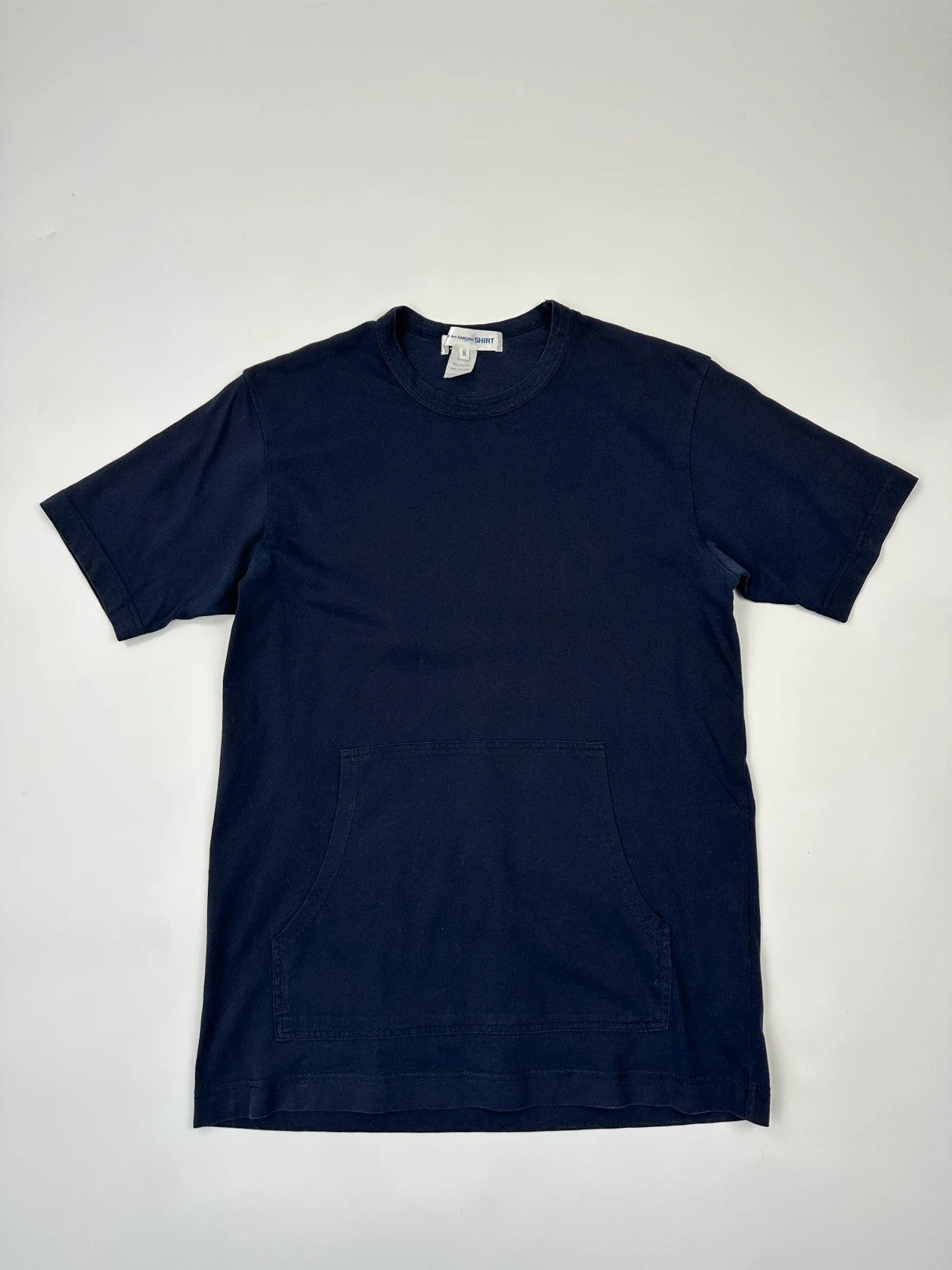 Comme Des Garçons Shirt SS2018 Navy Blue Hoodie Pocket Tee