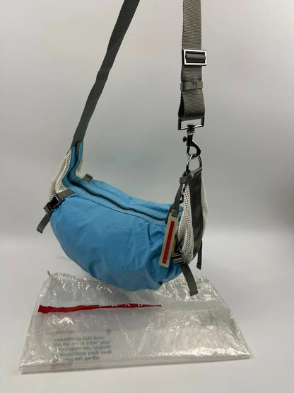 Prada Sport 00´s Mesh sky blue Sling Bag crossbody bag