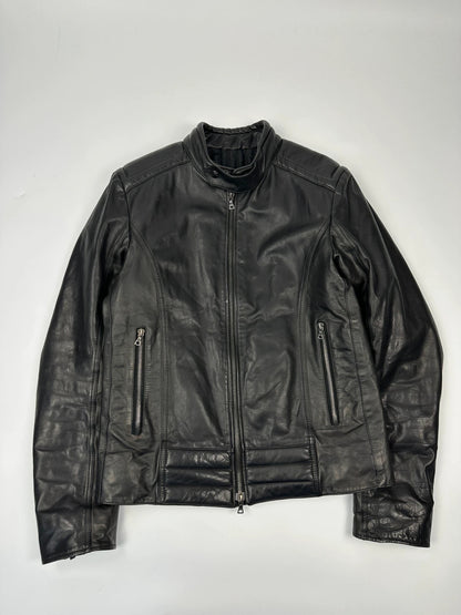 Prada Milano 90’s Motor Leather Jacket Bomber