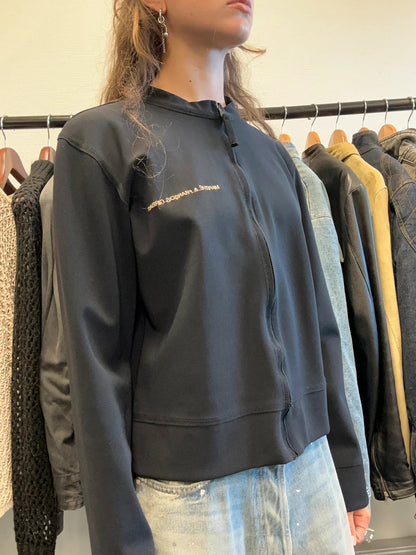 Marithé + Francois Girbaud 00’s Minimalist Dark Navy Jacket