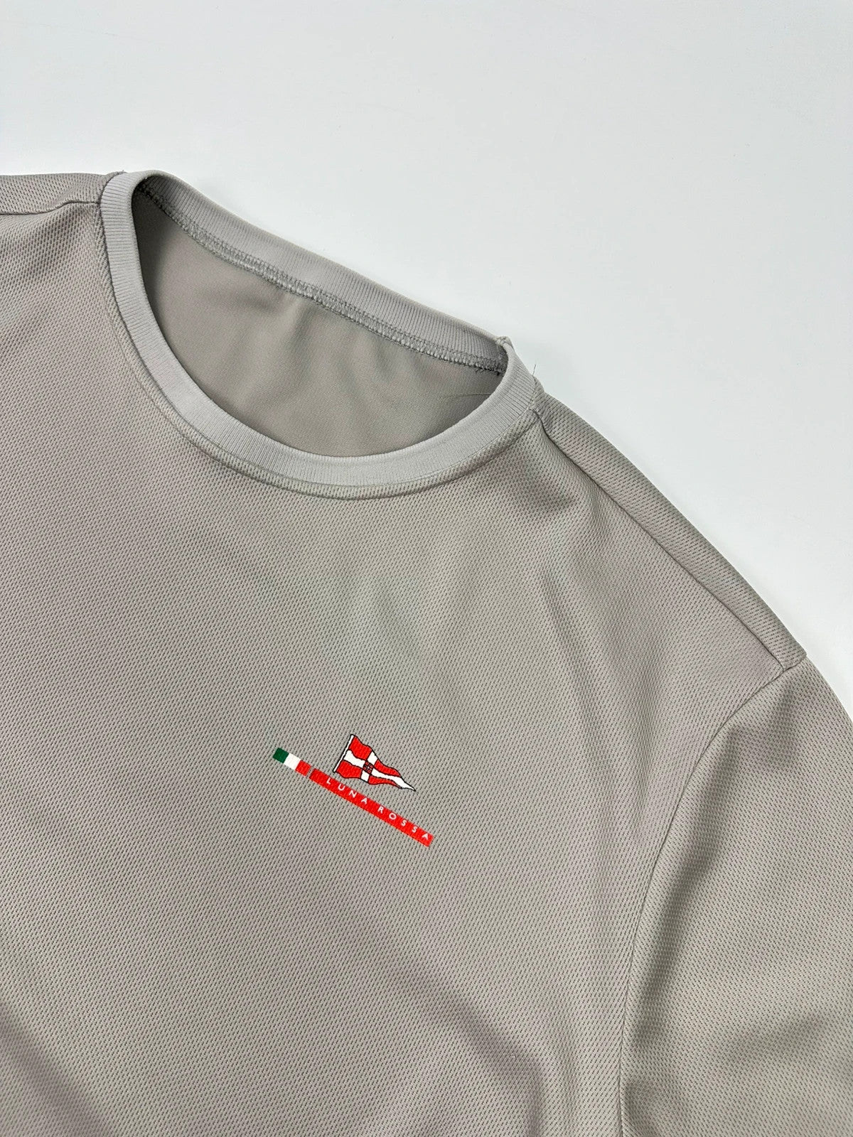 Prada X Luna Rossa Mesh Grey Jersey Tee Collector