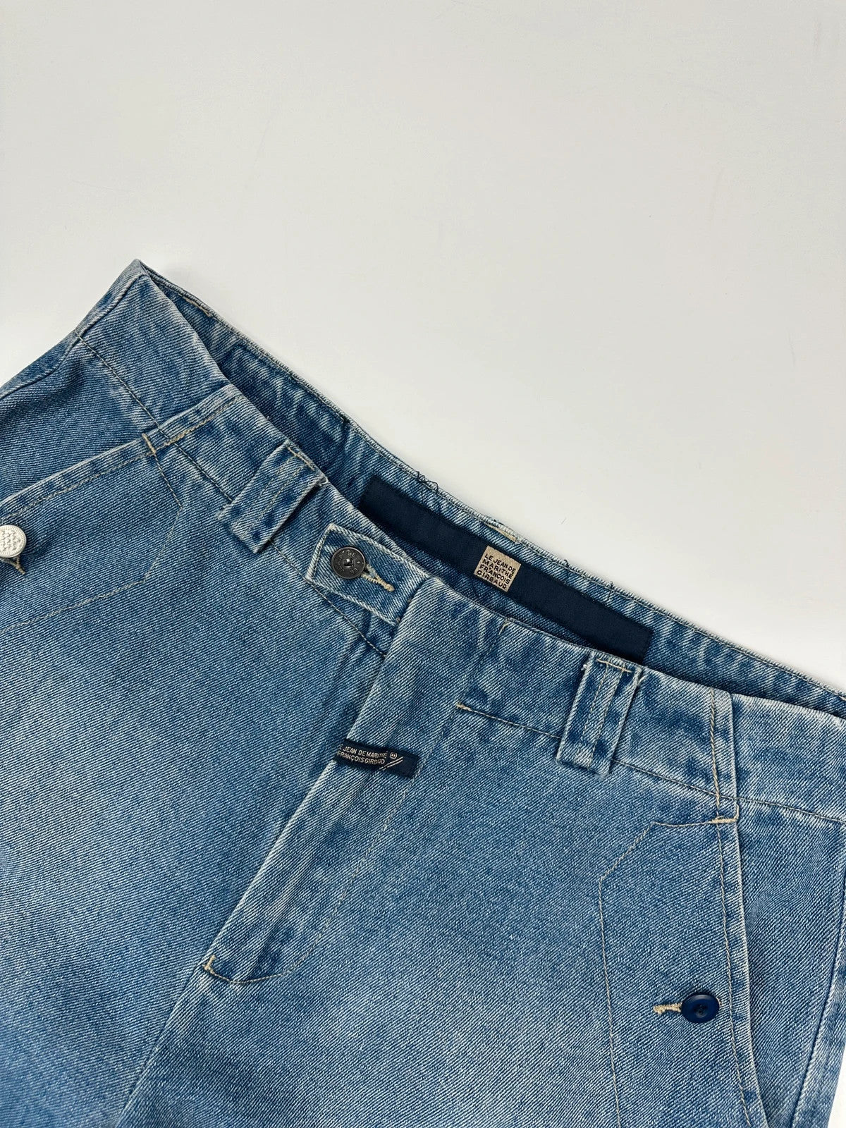 Marithé + François Girbaud early 00’s Baggy Denim Short Ajustable Sratch