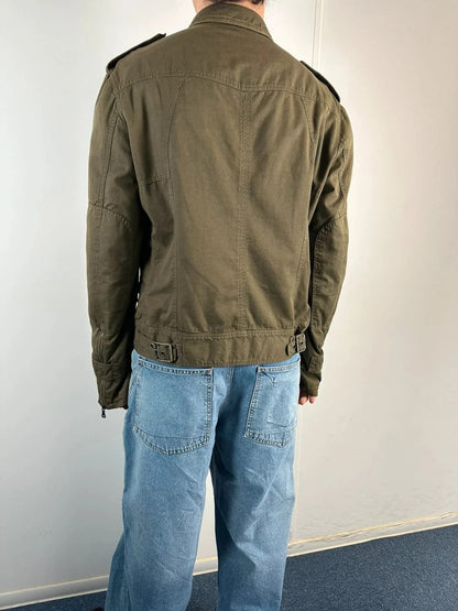 Dolce Gabbana Army military utility jacket Green kaki veste armée