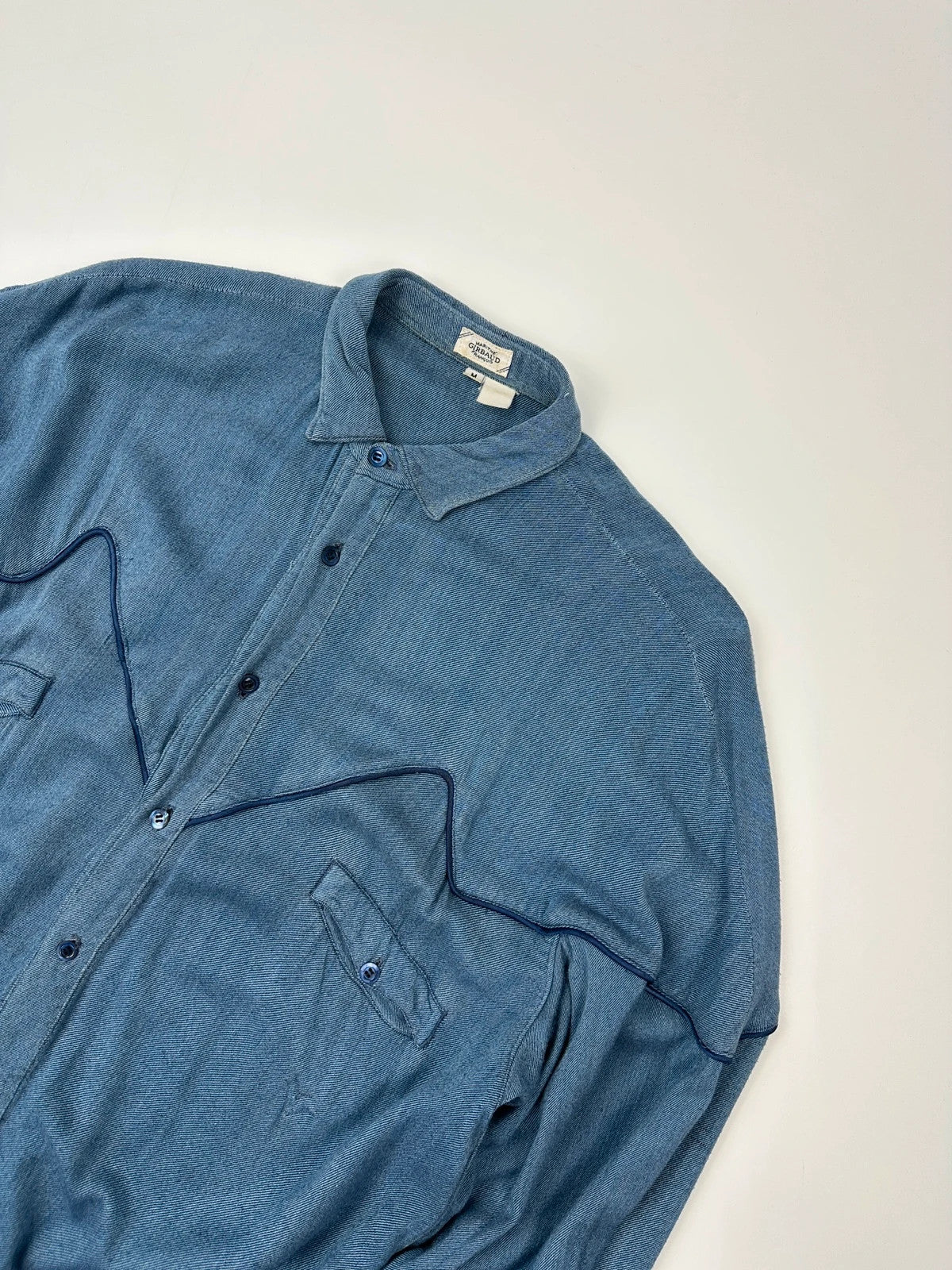 Marithé + François Girbaud 90’s Blue Oversized Shirt