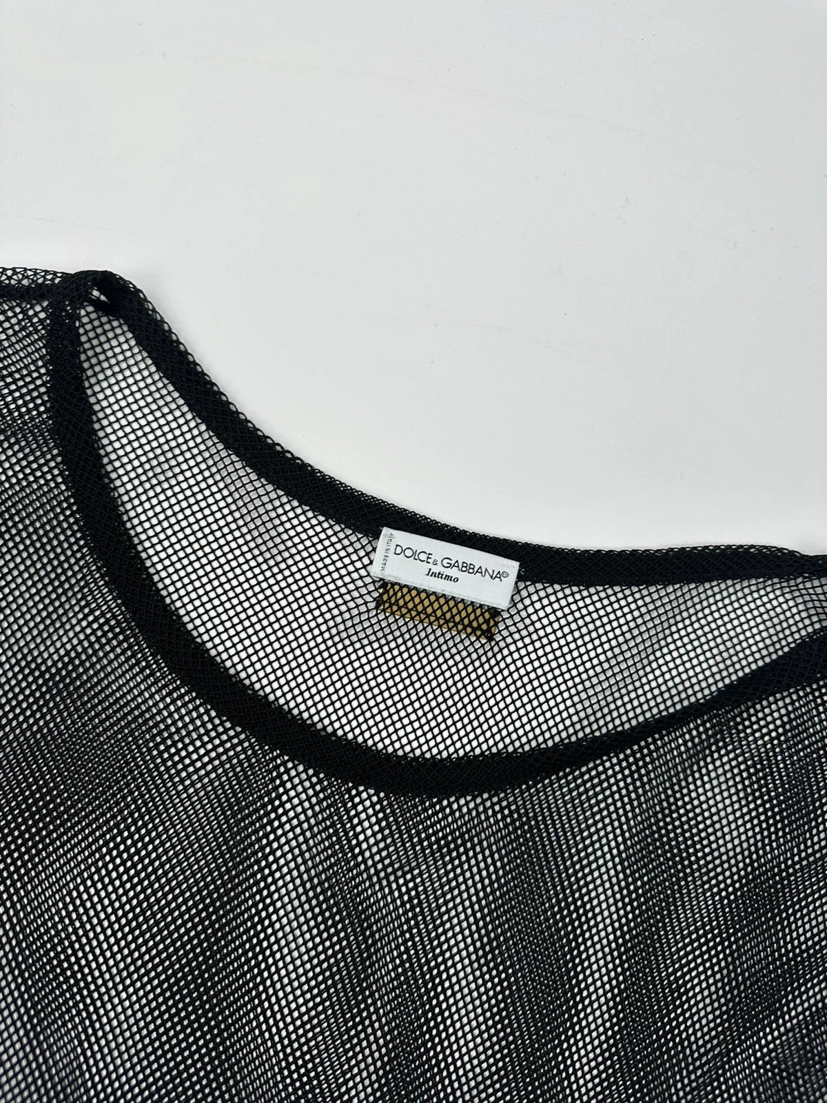 Dolce Gabbana 00’s Black Mesh Longsleeves