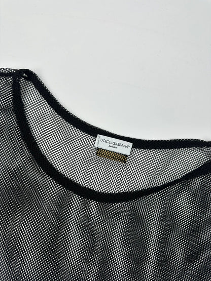 Dolce Gabbana 00’s Black Mesh Longsleeves