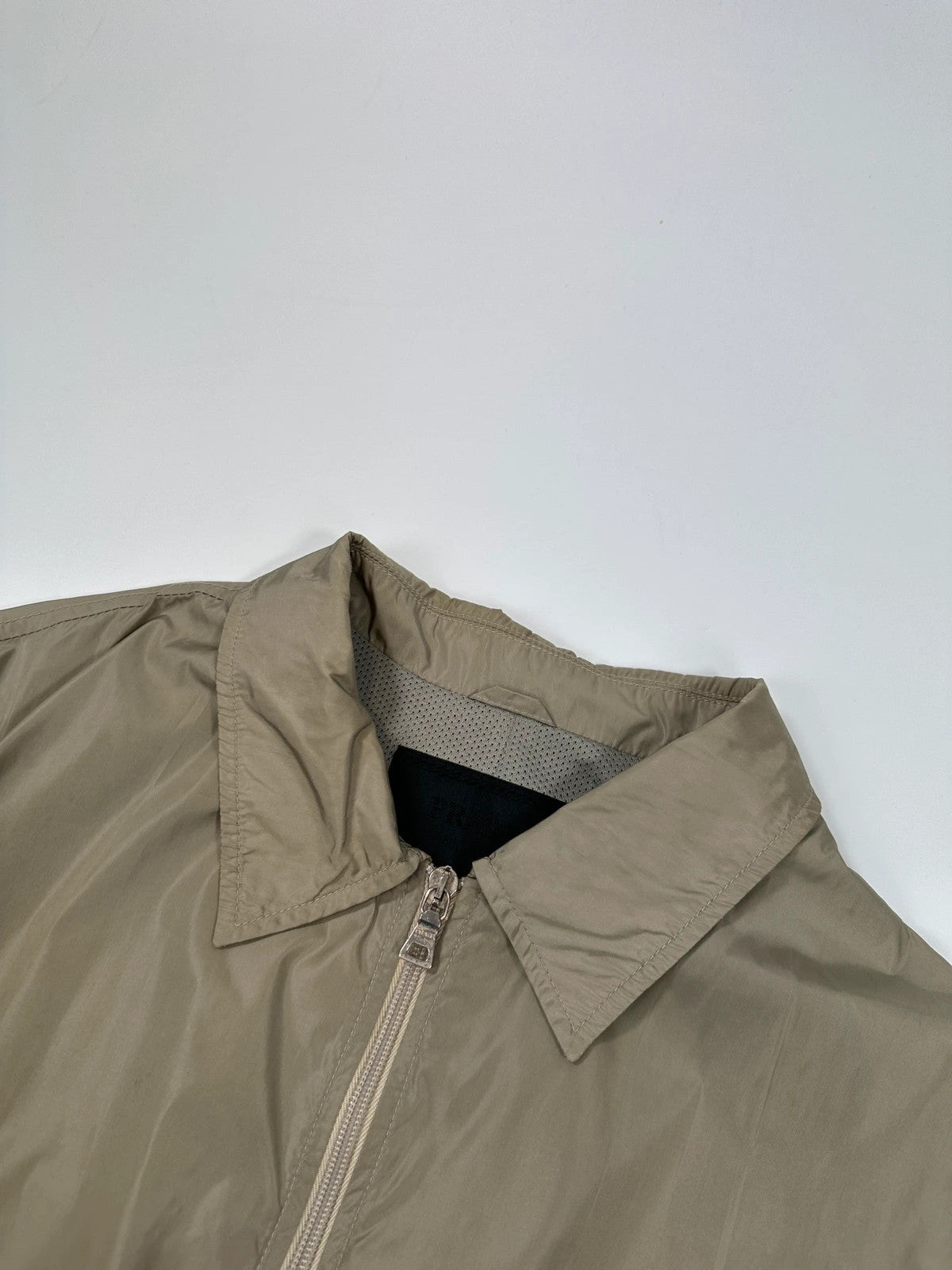 Prada Milano SS1998 Light Khaki Nylon Shirt Jacket