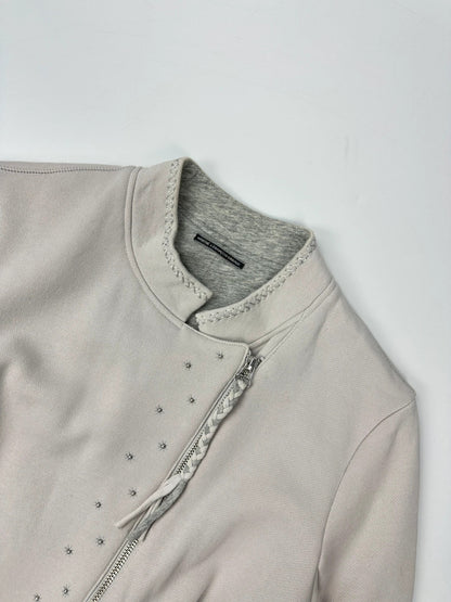 Marithé + François Girbaud 00’s Studded Side Zip Cottons Jacket