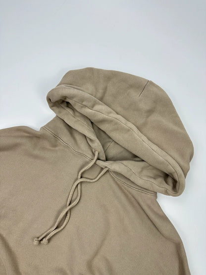 Acne Studio FW2024 Beige Cream Oversized Boxy Crop Hoodie Sweater