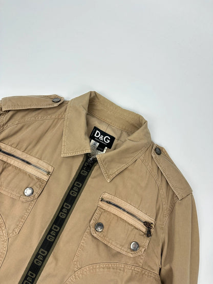 Dolce Gabbana 00’s Cargo Beige Cotton Jacket