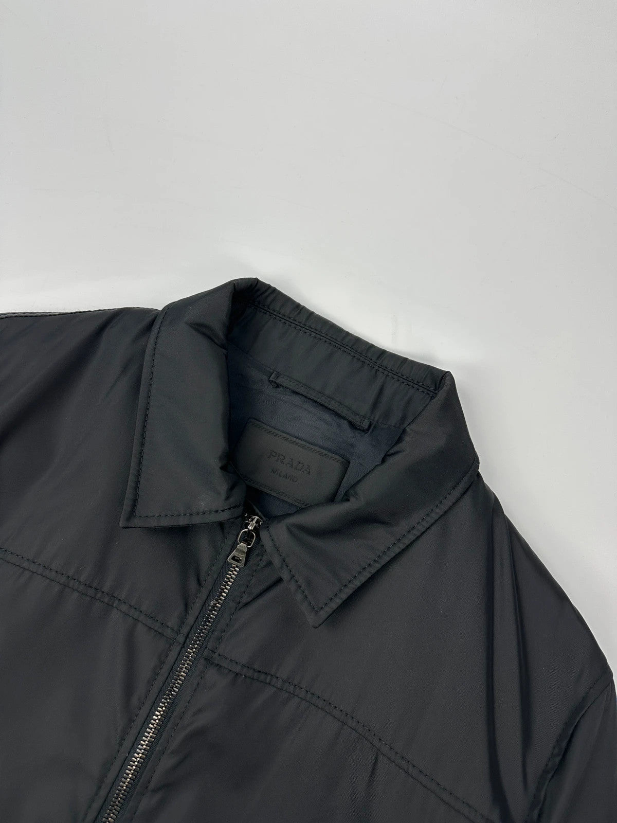 Prada Milano FW2007 Black Shirt Nylon Jacket