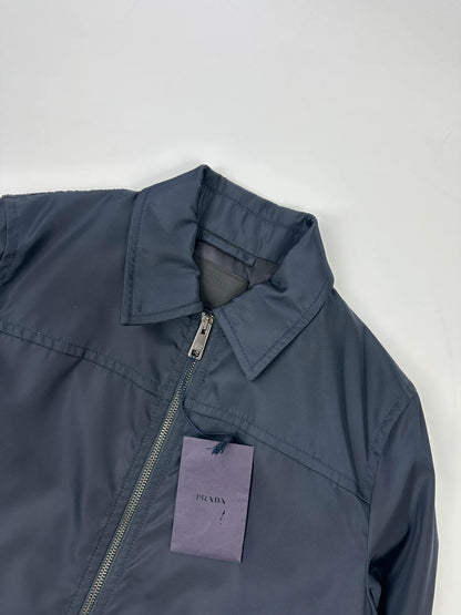 Prada Milano FW2019 Coat Navy Blue Nylon Padded Jacket
