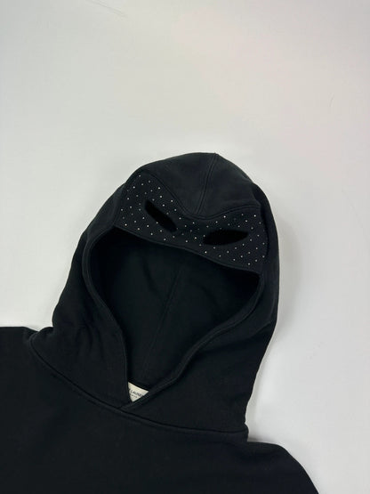 Saint Laurent 2018 Studded Strass Cat Eyes Black Hoodie