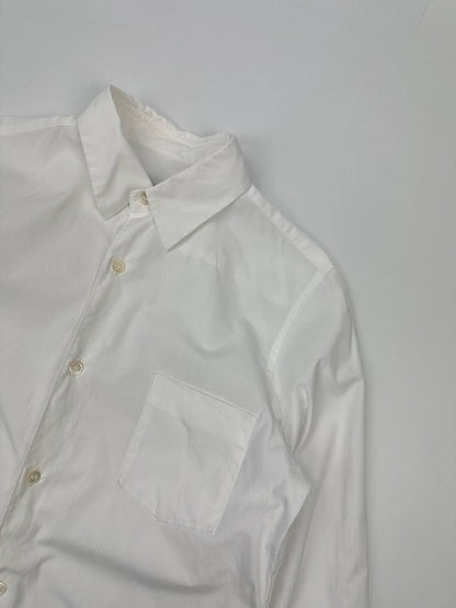 Comme Des Garçons 00’s White Cotton Simple  Dress Shirt