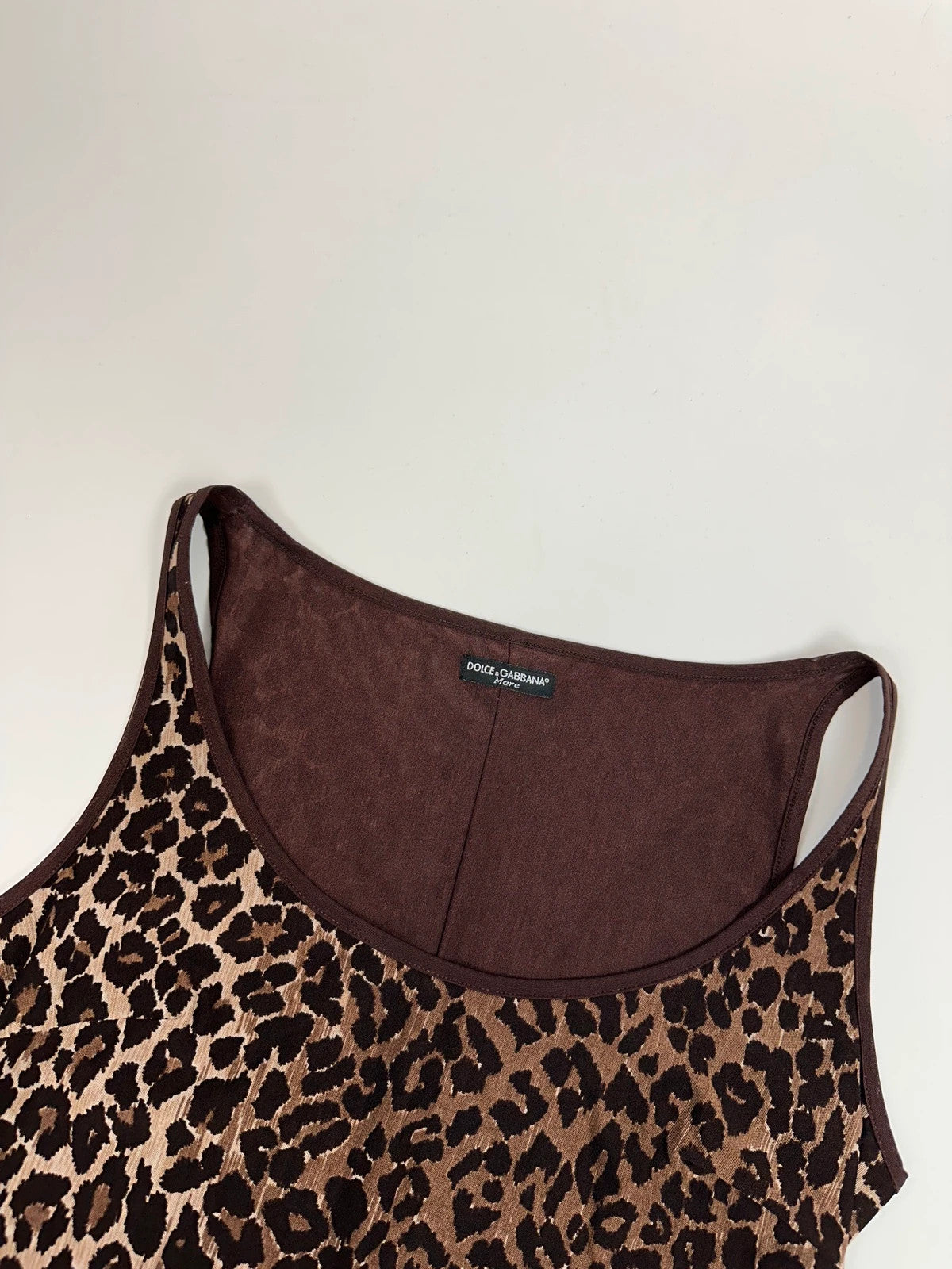 Dolce & Gabbana 90’s Léopard Print Lined Dress