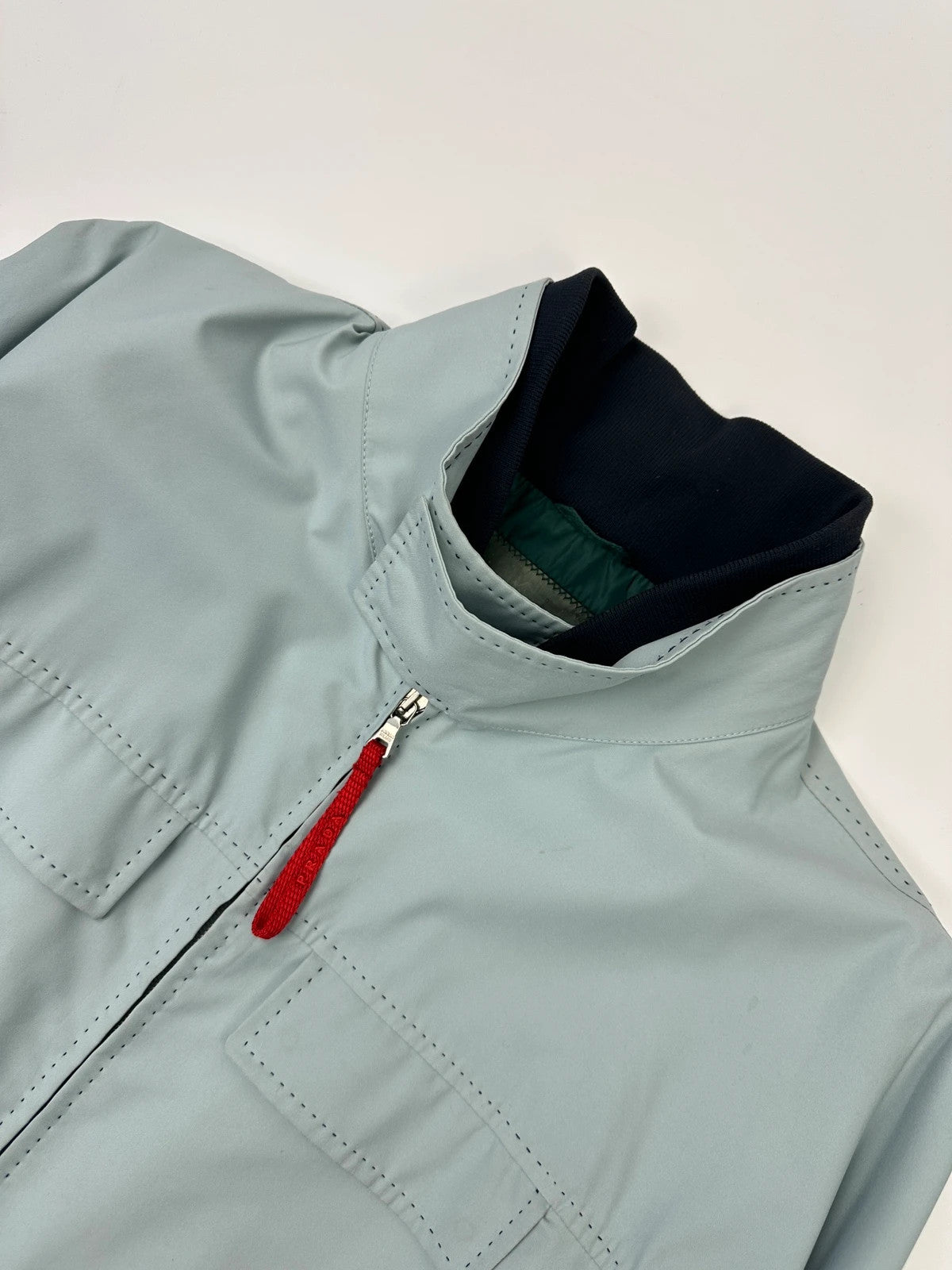 Prada Sport SS2000 Baby Blue Gorex-Tex Nylon Jacket